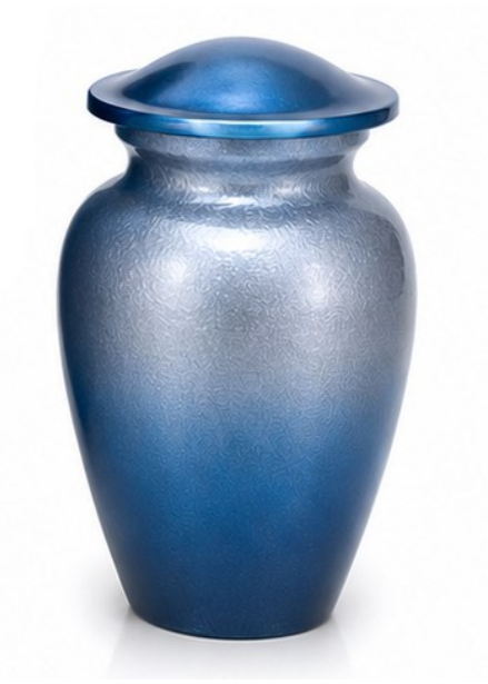 Blue Horizon – Zilverblauwe Mini Urn