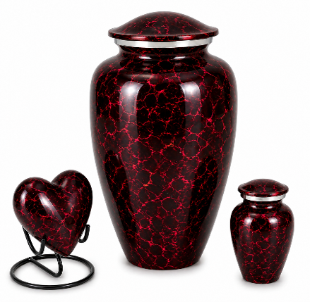 Crimson Memory – Rode Urnenset