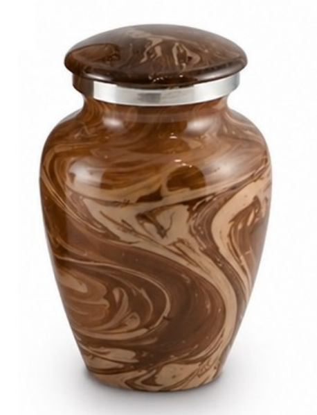 Earth Marble – Bruine Mini Urn