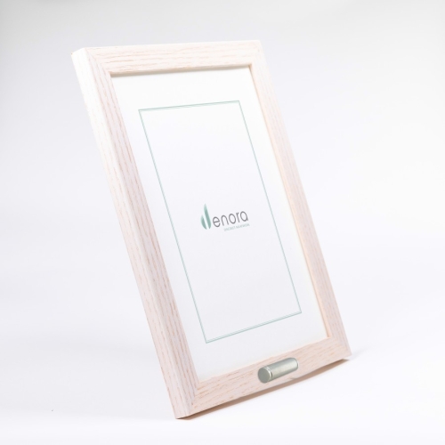 Eiken kader whitewash 2cm met klein asbuisje