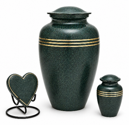 Emerald Grace – Groene Urnenset