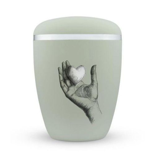 Heart in Hand Mint Large