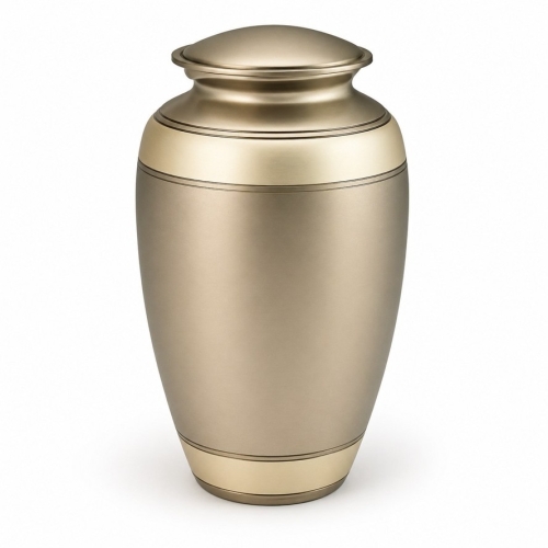 Licht gouden urn