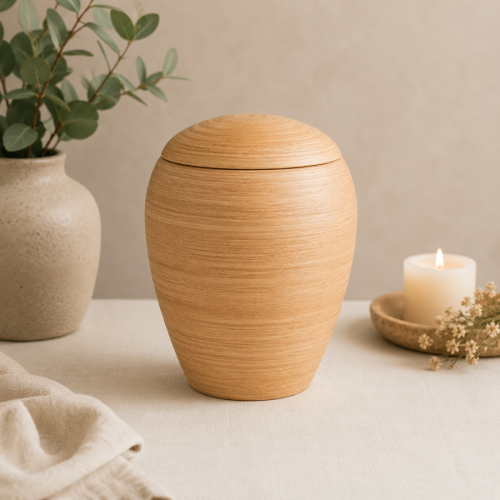 Pure Oak Serenity Urn small