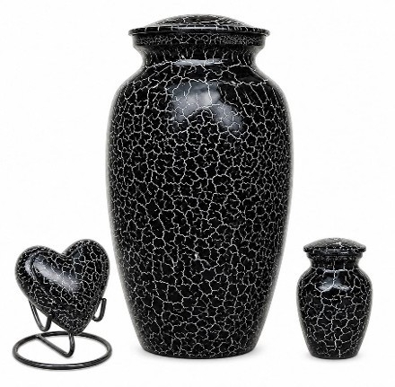 Silver Night – Craquelé Urnenset