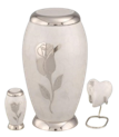 Silver Rose – Elegante Urnenset