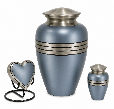 Silver Sky – Moderne Urnenset