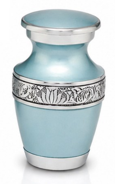 Sky Serenity – Lichtblauwe Mini Urn