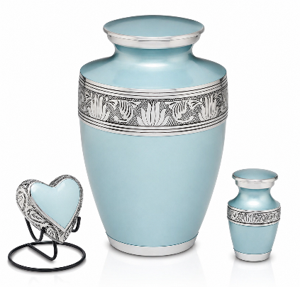 Sky Serenity – Lichtblauwe Urnenset