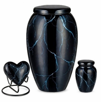 Stormlight – Zwart/Blauwe Urnenset